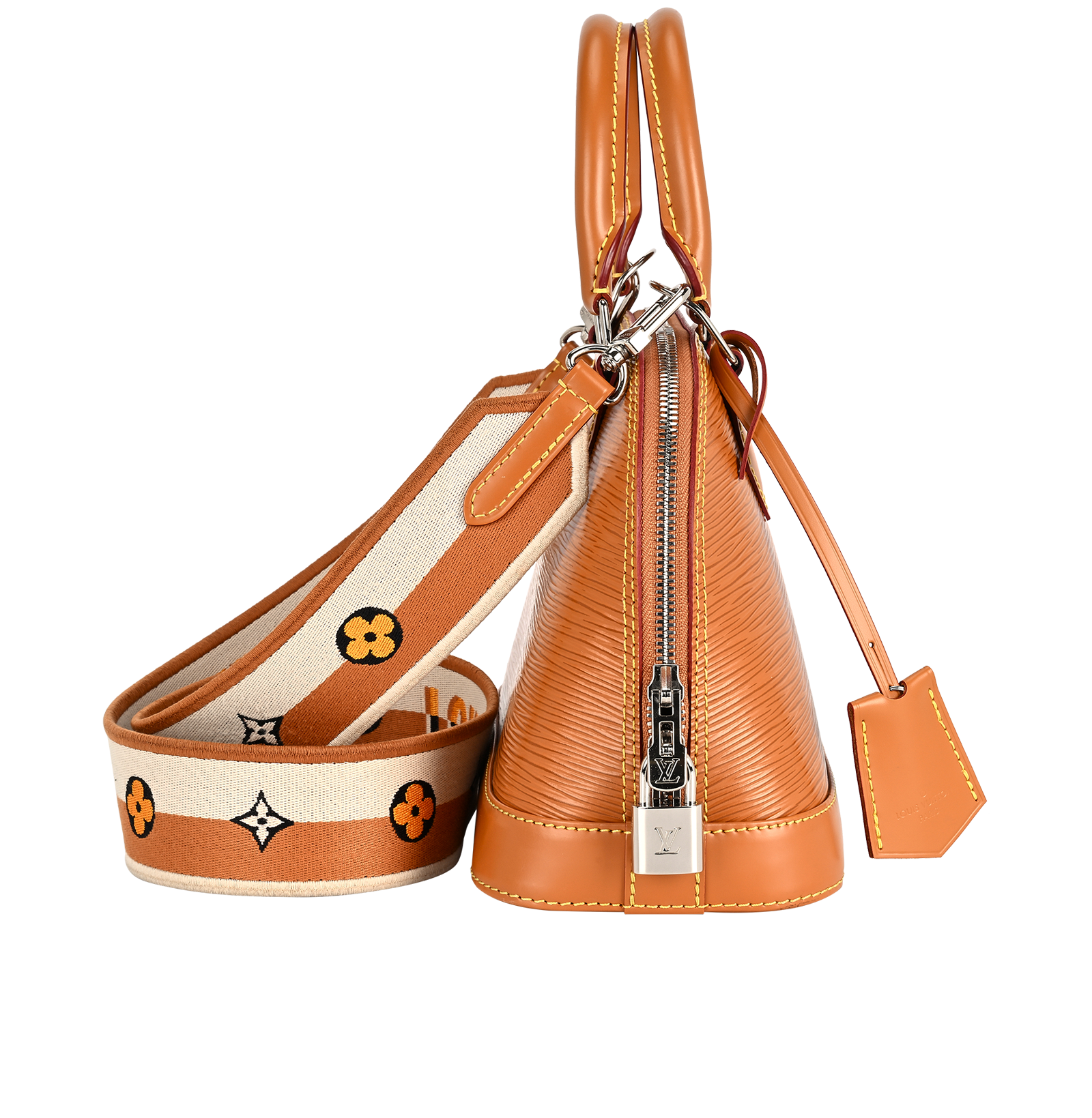 Alma BB, &pound;1,100, Handbags, Brown/Tan, Leather, Side view